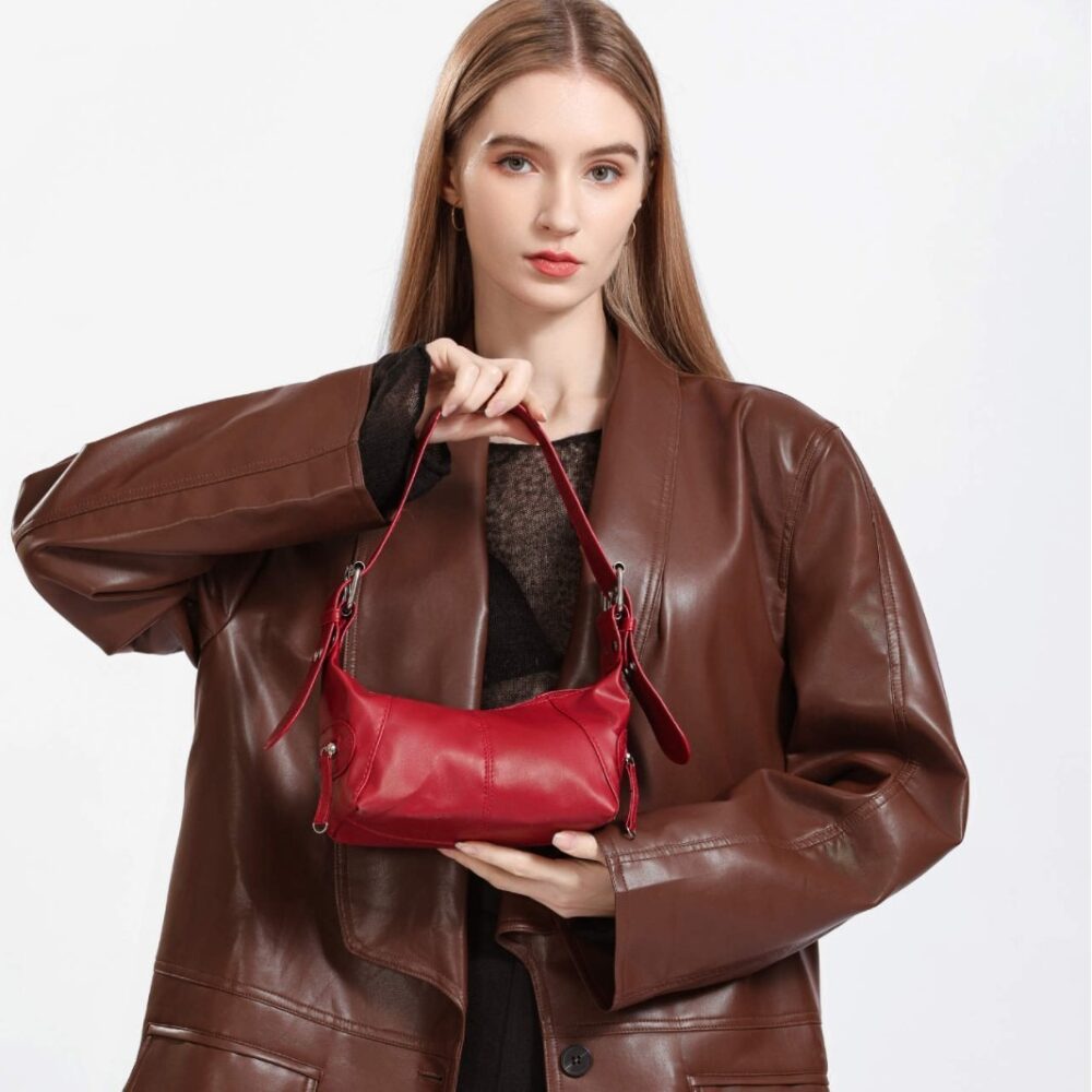 Y2K Style Shoulder Bag For Women Trendy Motorcycle Handbag Minimalist Shoulder Purse For Girls Street Wear - Image 10