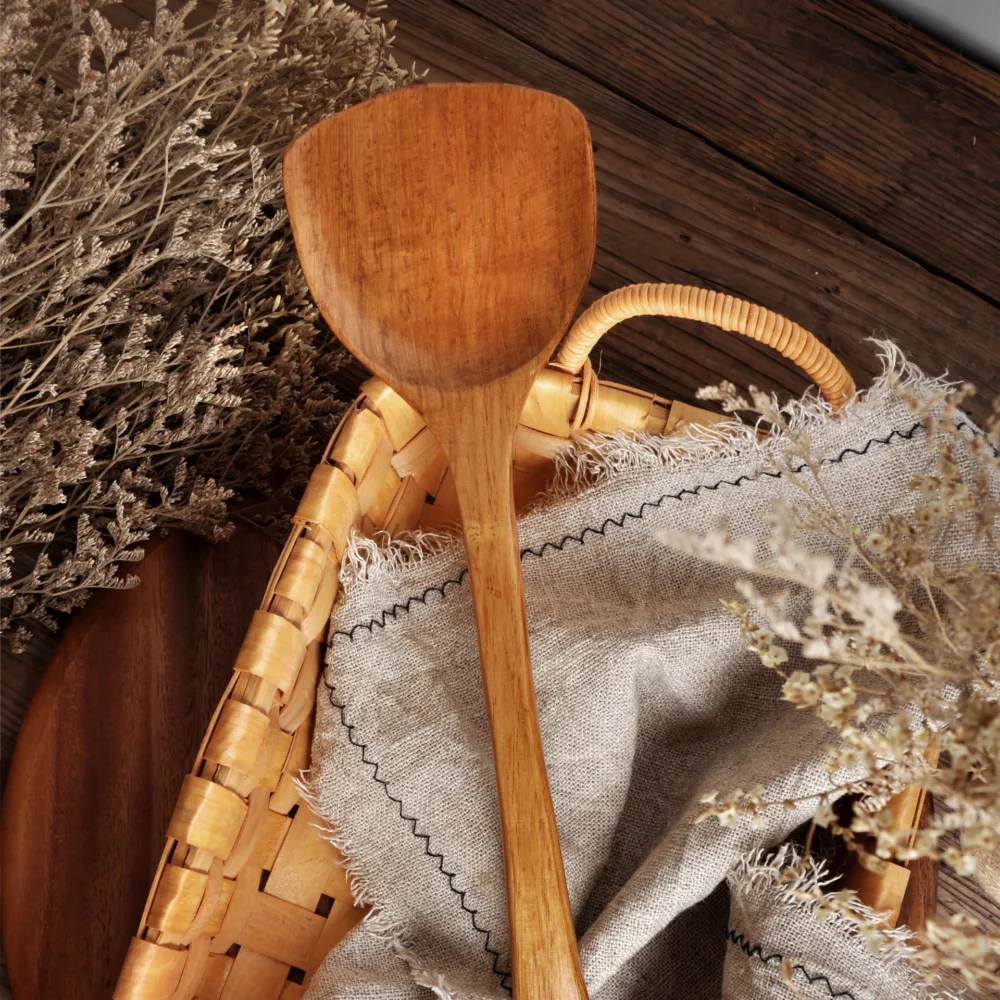 Special Wooden Spatula Spatula Non-Stick Cookware Cooking Spatula - Image 5