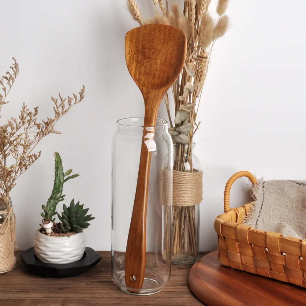 Special Wooden Spatula Spatula Non-Stick Cookware Cooking Spatula - Image 4