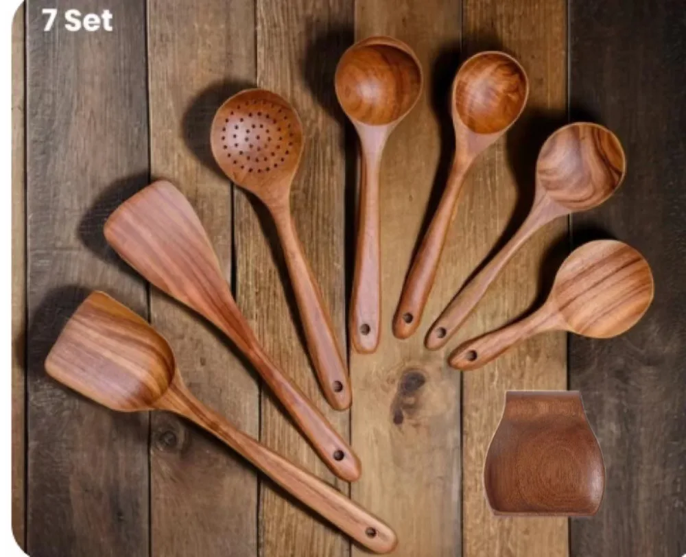 Wooden Spatula Cookware Kitchenware Set - Image 10