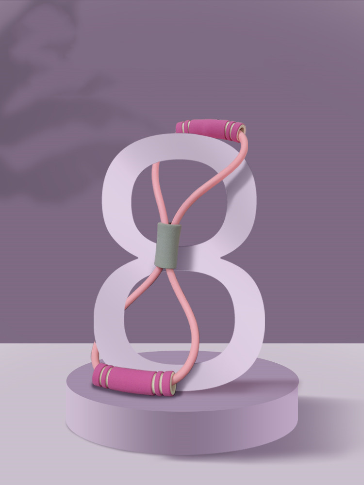 Eight-Shaped Elastic Rope Stretch Belt Exercise Arm Fitness Equipment - Image 7