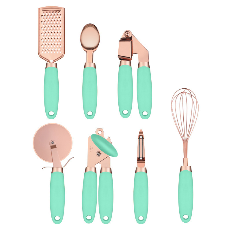 Kitchen Household Peeler Gadget Copper Plating Set - Image 8