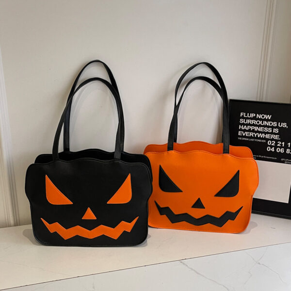 Women’s Fashion Halloween Pumpkin Shoulder Messenger Bag