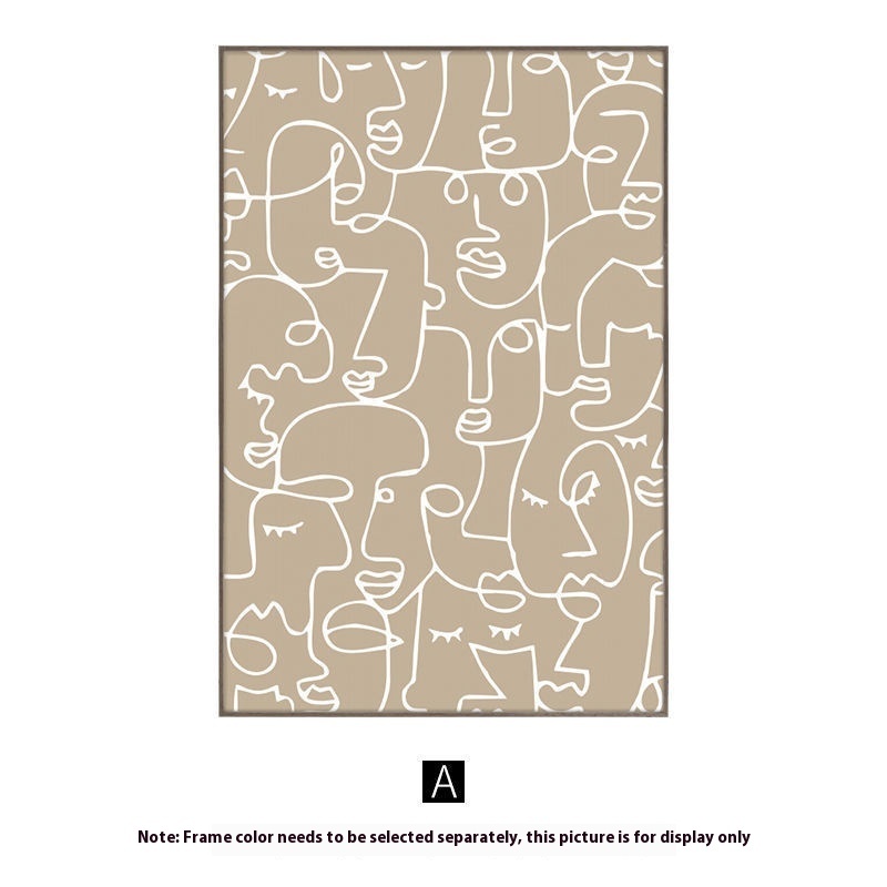 Living Room Sofa Background Wall Decorative Painting Mural - Image 5