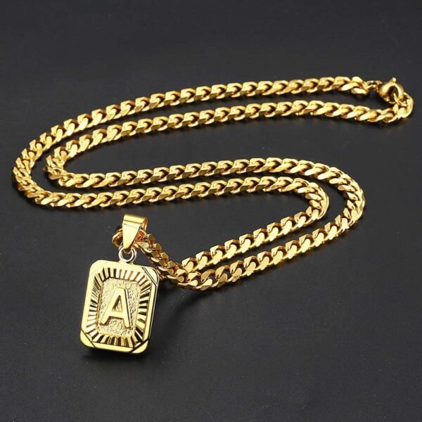 Men’s 26 Letter Necklace Pendant